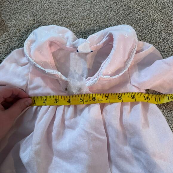 Vintage Thomas Light Pink Collared Top Approx Size 18 Months - Picture 4 of 11